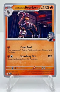 Team Rocket's Houndoom 038/182 Sv10: Destined Rivals Regular - Imagen 1 de 2