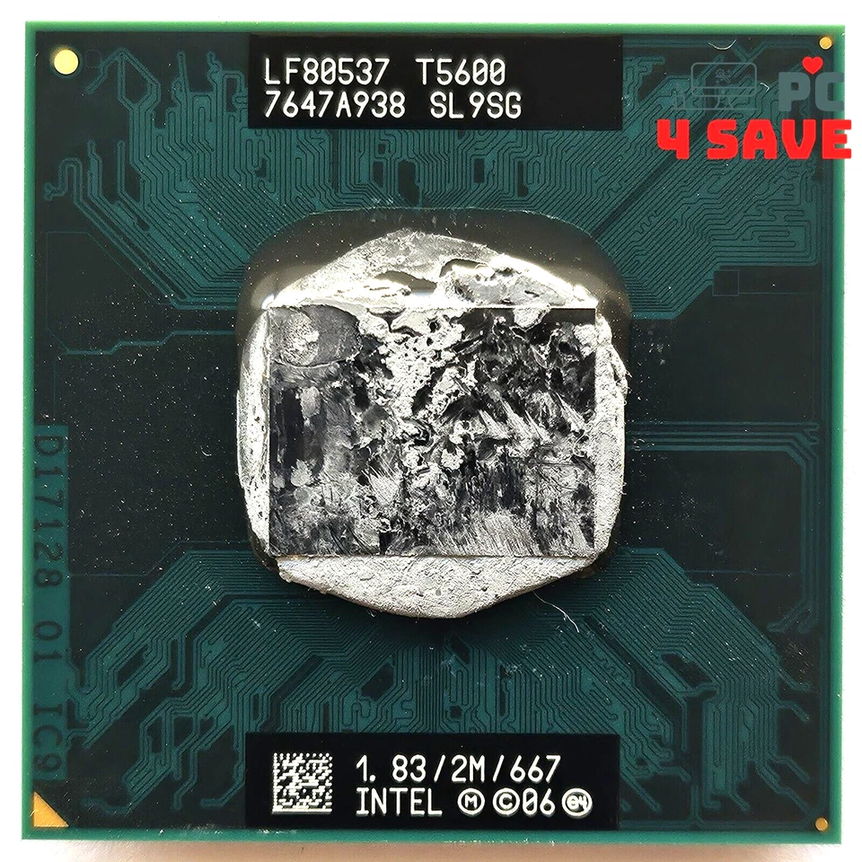Intel Core 2 Duo Mobile T5600 1.83GHz 2MB M Laptop CPU Processor SL9U3 SL9SG 34W - Image 1 of 1