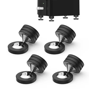 Stainless Steel Graphite Speaker AMP Isolation Feet Preamp DAC LP CD Spike Pad - Picture 1 of 18