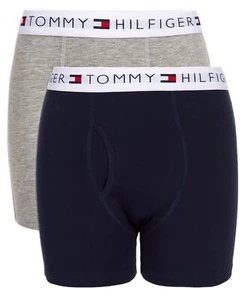 Tommy Hilfiger 297694 Boys' Boxer Brief Underwear (2-Pack), Navy Blazer, L 12-14 - Picture 1 of 2
