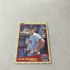 1989 Fleer Super Stars Alan Trammell #40 Detroit Tigers HOF