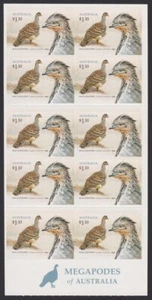 AUSTRALIA - 2022 'MEGAPODES - Malleefowl' Self Adhesive Booklet Mint [E5246] - Bild 1 von 2