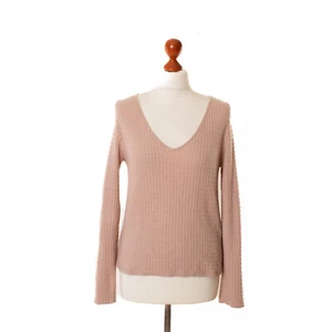 Suéter de mujer BUSNEL rosa 100 % cachemir talla 40 13071. - Imagen 1 de 7