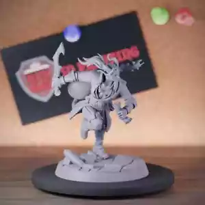 Tiefling Bard Miniatur Abenteurer Mini Dungeons and Dragons Mini DnD 5e TTRPG - Bild 1 von 8