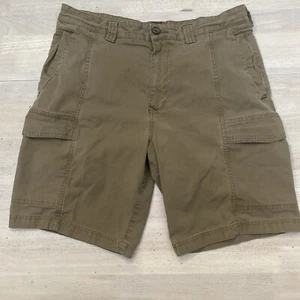 Tommy Bahama Men's Flat Front Cotton Tencel Cargo Shorts Brown Sz 33 - Picture 1 of 6