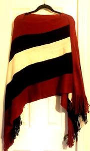 NEU Riah Fashion Los Angeles mehrfarbig Einheitsgröße Schal Cape Poncho NEU - Bild 1 von 9