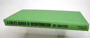 Art Linkletter A Child's Garden of Misinformation 1965 Hardcover Book Kid Humor - Picture 1 of 11