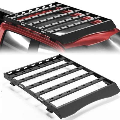 800LBS Roof Rack Cargo Rack Luggage Carrier For 2023-2025 Ford F250 F350 F450 Foto 1 de 4