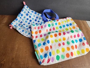 Lovevery Ersatzpaket 2 Beutel blau und bunt gepunktet - Bild 1 von 10