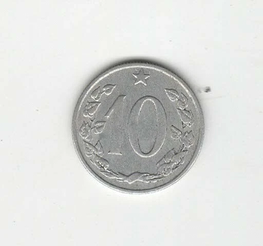 Tchécoslovaquie 10 Haleru  Aluminium année 1967 - Photo 1/2