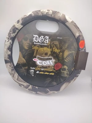 David Gonzales Art Rose Steering Wheel Cover  Bell Automotive 22-1-97478-9    - Image 1 of 2