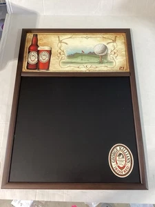 2007 George Killians Irish Red Golf Hole Ball Bar Room Chalkboard Menu Sign - Picture 1 of 1