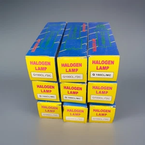 Bulbrite XP Q100CL/DC 100W 120V JD TYPE DC Bayonet BASE UV STOP Clear lots of 9 - Picture 1 of 2