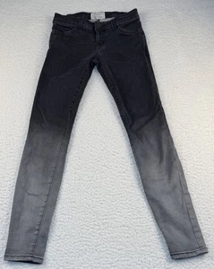 Current/Elliott Women's Size 26 Low Rise The Ankle Skinny Black Fade - Picture 1 of 10