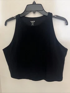 Damen Old Navy Schwarz Powerchill Cropped Tank Padded She’ll BH Größe XL - Bild 1 von 4