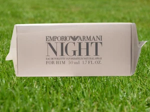 EMPORIO ARMANI NIGHT FOR HIM EAU DE TOILETTE (EDT) 50ML NEU/SELTEN RARE - Bild 1 von 2