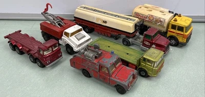 Vintage Matchbox Cars Dinky Toys England 1970s Battle Kings 80s Super Kings - Image 1 of 4