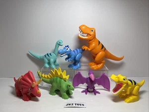 Paw Patrol Dino Rescue Dinosaurier Figuren Konvolut Triceratops T-Rex Stegosaurus 763 - Bild 1 von 8
