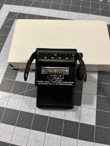 Roto-Gage Imperial Products Briefmarkensammler Lochmessgerät - nur Sockel - Bild 1 von 9