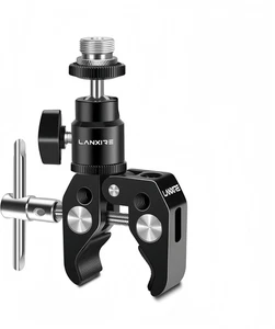 Mikrofonclip Mikrofonklemme mit verstellbarem Kugelkopf und Mikrofonschraube - kompatibel mit - Bild 1 von 12