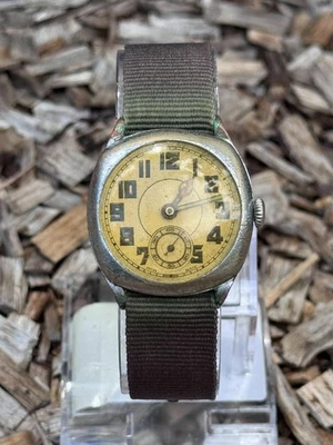 Serviced 1920s Swiss Military A. Schild 485 Vintage Mechanical Trench Watch - Image 1 of 4
