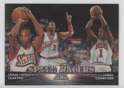 2000 Topps Chrome Combos Refractor Speedy Claxton Keyon Dooling #TC18 Rookie RC - Image 1 of 2