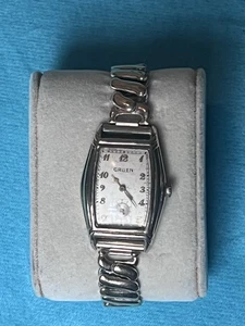 Vintage 40's Gruen Barrel Men’s Watch 10k G F Bezel Runs Perfectly - Picture 1 of 6