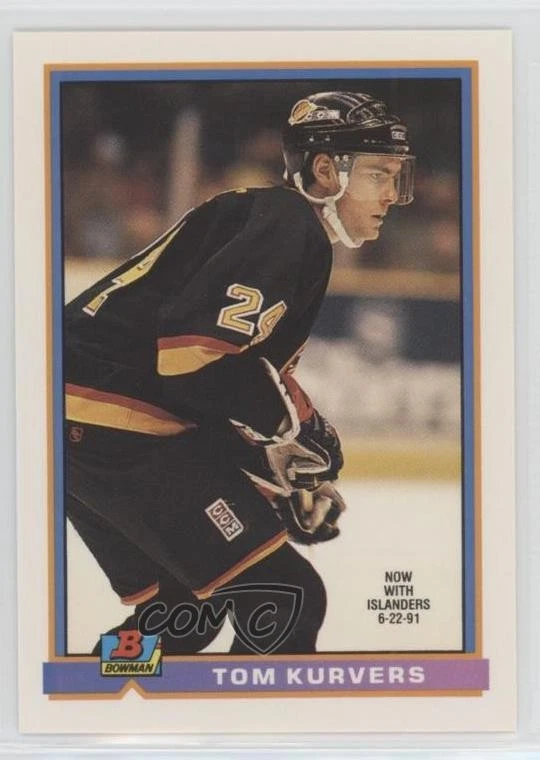 1991-92 Bowman Tom Kurvers #319 - Image 1 of 2