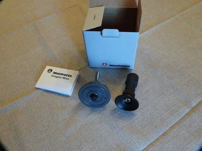 Nivelador de meia bola Manfrotto 520BALLSH 75mm - cabo curto - Imagem 1 de 4