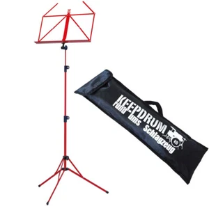 K&M 100-5 partitura atril rojo + bolsa - Imagen 1 de 4