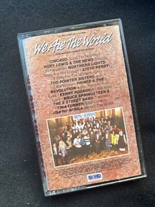 We Are The World USA Africa Cassette Tape 1985 Jackson Springsteen Turner Huey - Picture 1 of 2