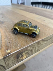 Vintage 1967 Hot Wheels Redline Custom Volkswagen Gold VW Bug FREE SHIPPING - Picture 1 of 9