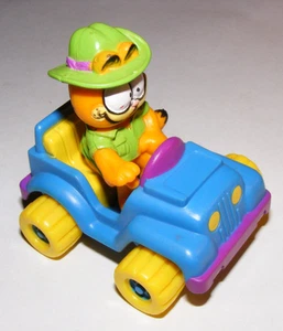 Jeep Happy Meal 1988 McDonald's Garfield & Blue Safari juguete - Imagen 1 de 3