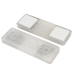 Crystal Cigar Humidor Humidifier Tobacco Plastic Square Smoking Humidity Tool - Picture 1 of 6