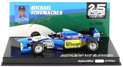 Minichamps Benetton B195 Winner Pacific GP 1995 - Michael Schumacher 1/43 Scale - Image 1 of 4