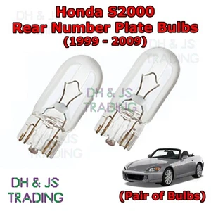 For Honda S2000 Rear Number Plate Bulbs Reg Plate Bulb Light Lights (99-09) - Picture 1 of 1