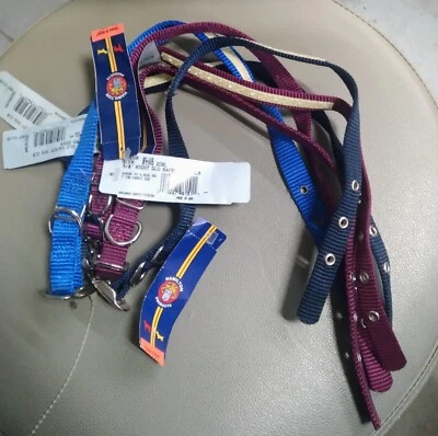 Hamilton Products Nylon Reflective Dog Collar 5/8" x 20" Variety - Lot of 6 - Image 1 of 4