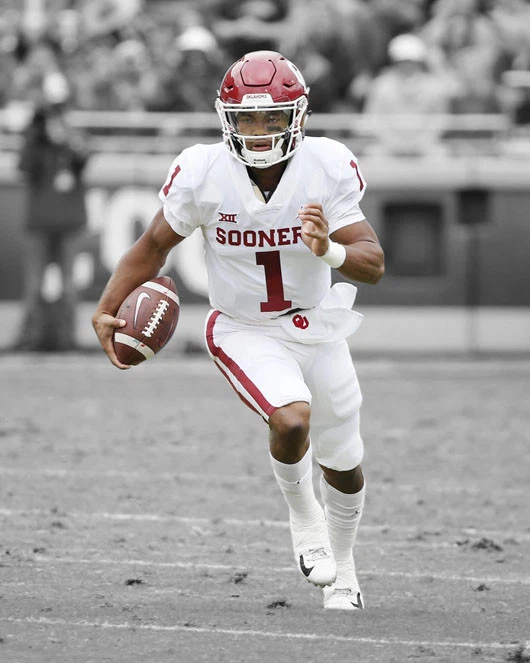 Oklahoma Sooners KYLER MURRAY Glossy 8x10 Photo Spotlight Poster Print - Image 1 of 1