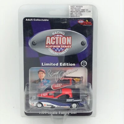 RANDY ANDERSON WESTERN AUTO 1997 PONTIAC FUNNY CAR 1/64 DIECAST ACTION RACECAR - Image 1 of 4