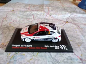 PEUGEOT 207 S 2000 n°6 Monté Carlo 2010 Sarrazin IXO 1/43 en boite - Imagen 1 de 2