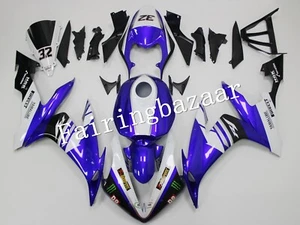 Fit for 2004-2006 YZF R1 White Blue Black ABS Injection Fairing Kit Race Mold - Bild 1 von 7