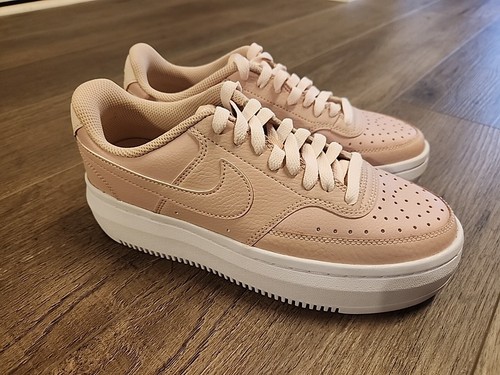 Scarpe donna Nike Court Vision Alta taglia 6 5 rosa bianco DM0113 600 NUOVE