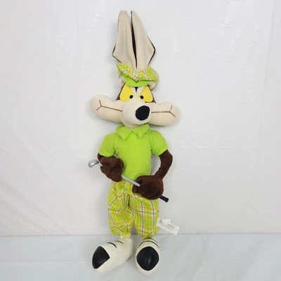 Pelúcia de golfe Wile E. Coyote Looney Tunes Acme Posable 2003 Warner Brothers - Imagem 1 de 4