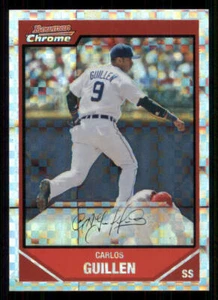 2007 Bowman Chrome X-Fractors #92 Carlos Guillen /250 - Picture 1 of 2