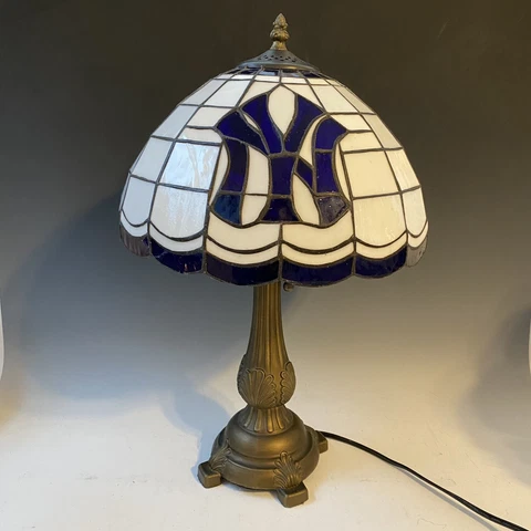 New York Yankees Tiffany Style Stained Glass Lamp MLB Baseball Memorabilia Lamp Cover