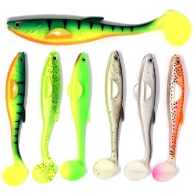 Trendex Raubfischköder 14cm Set Gummifisch | Raubfisch Hecht Zander Kunstköder - Bild 1 von 4
