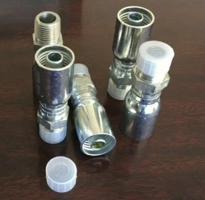 GATOR (5 Pack) 3/8" Male Pipe Swivel, 3/8" Hose Hydraulic Hose Crimp Fittings 06U-J06