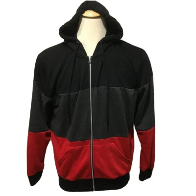 New Galaxy by Harvic Full Zip Long Sleeve Hoodie Sweatshirt Size XL Foto 1 de 4