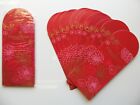 20pcs x Crabtree & Evelyn Floral Print Long Envelopes Red Pockets (16.5x 8.5cm) 