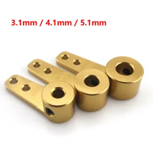 3.1/4.1/5.1mm Single Rudder Tiller Arm Servo Horn Steering Arm RC Model Car Boat - Picture 1 of 5